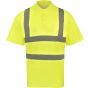 Korntex High-end polycotton Hi-Vis polo shirt Cambridge Signal yellow