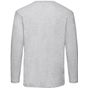 fruit of the loom Valueweight Long Sleeve T heather_grey
