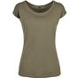 Build Your Brand Basic Ladies Wide Neck Tee olive