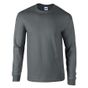 Gildan Adult T-Shirt Ultra-cotton Long Sleeve charcoal