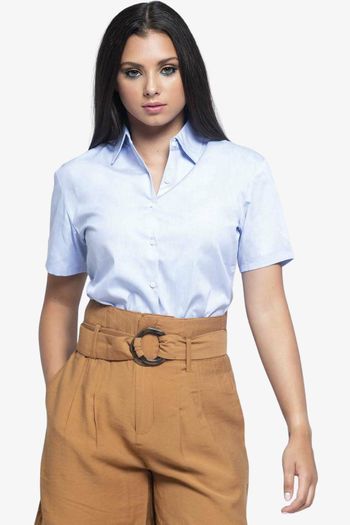 Image produit Oxford shirt short sleeves lady