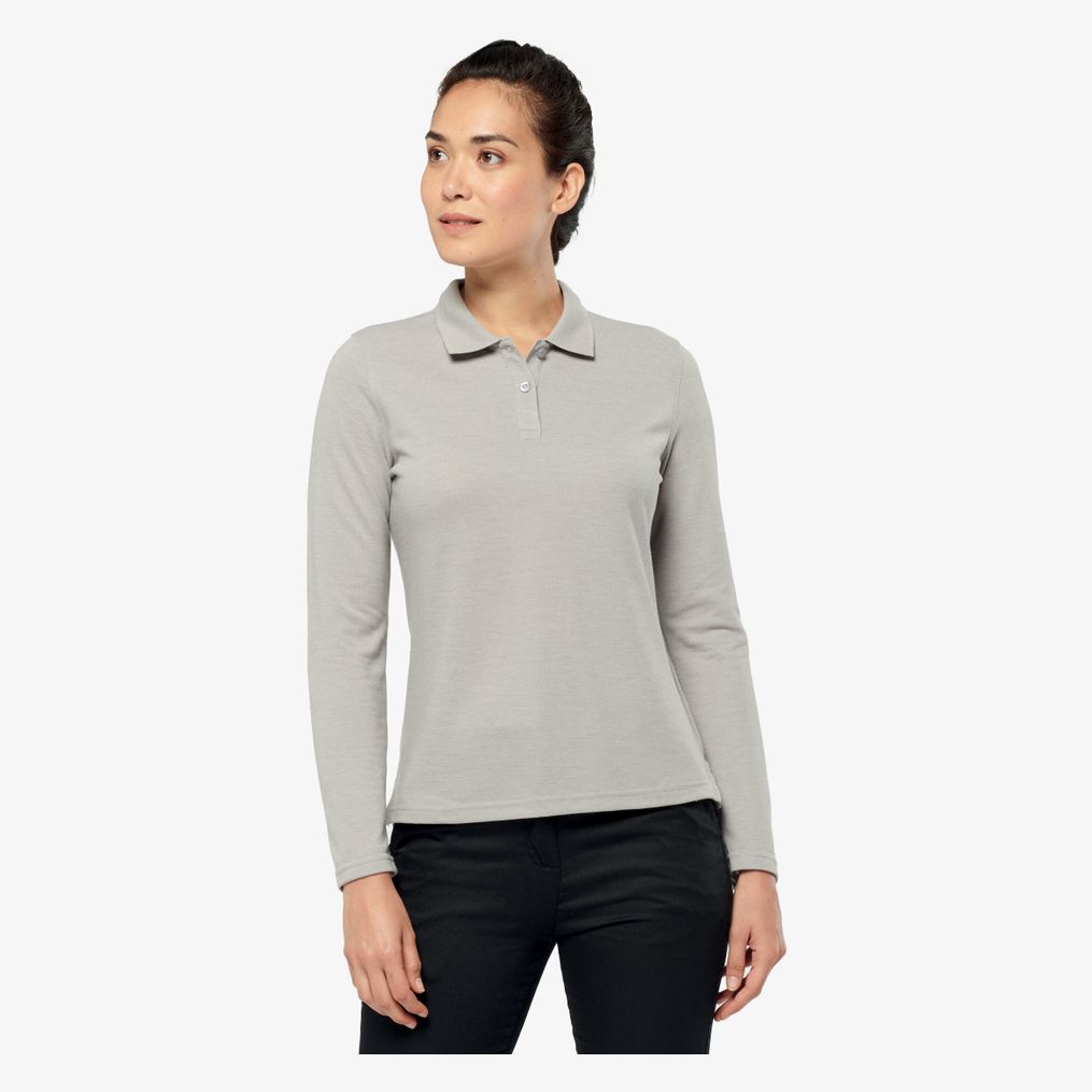 Polo manches longues femme WK Designed To Work