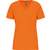 kariban T-shirt BIO150IC col V femme - orange - L