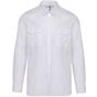 Kariban Chemise safari manches longues homme white