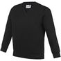 AWDis Academy Sweat-shirt à col en V pour enfants Academy academy_black