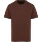 New Morning Studios Basic regular fit tee chocolate_brown