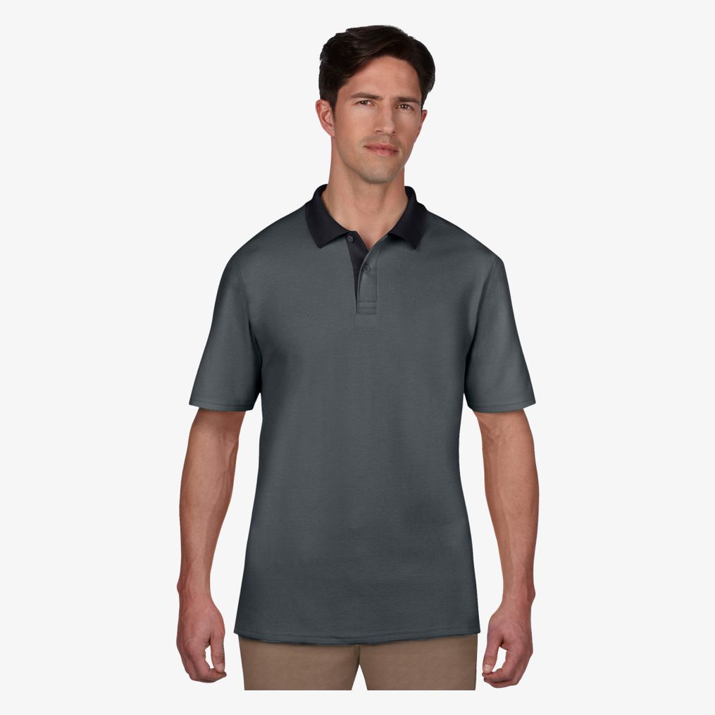Adult Double Piqué Polo Anvil