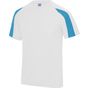 AWDis Just Cool Contrast cool T arctic_white/sapphire_blue