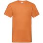 fruit of the loom Valueweight V-Neck T orange