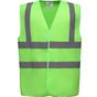 Yoko Gilet haute visibilité lime