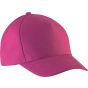 K-up Casquette enfant en coton - 5 panneaux fuchsia