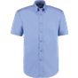 Kustom Kit Premium Oxford Shirt Short Sleeve Mid blue