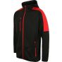 Finden+Hales Adults' active softshell jacket black/red