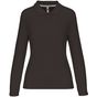 WK Designed To Work Polo manches longues femme dark_grey