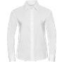 Russell Chemise Oxford cintrée manches longues femme white