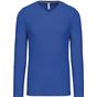 Kariban T-shirt col V manches longues light_royal_blue