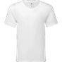 fruit of the loom Iconic V neck T men white