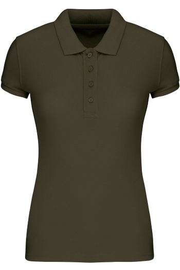 Image produit Polo piqué BIO manches courtes femme 