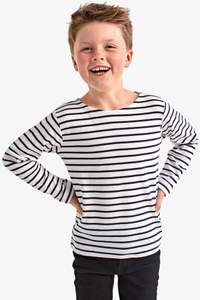 Image produit T-shirt marinière « coastal » enfant à manches longues