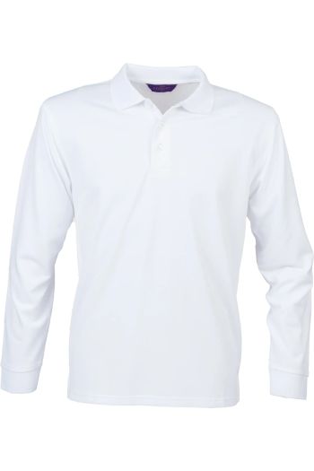 Image produit Unisex long sleeved polo shirt
