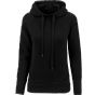 Build Your Brand Ladies Cuff Pockets Hoody Black