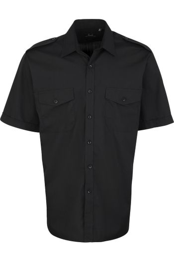 Image produit Chemise pilote à manches courtes pour homme