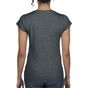 Gildan Women's V-Neck T-Shirt dark_heather