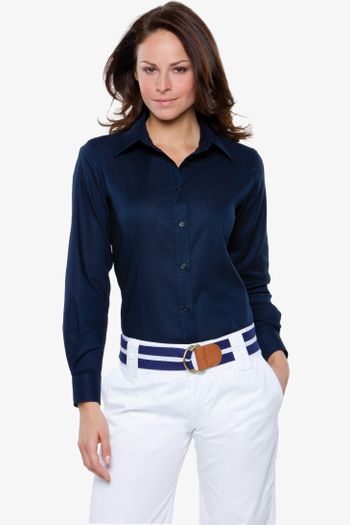 Image produit Promotional Ladies Long Sleeve Oxford Blouse