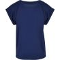 Build Your Brand Ladies Extended Shoulder Tee light_navy