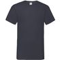 fruit of the loom Valueweight V-Neck T - bleu_marine - 3XL