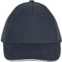 K-up Casquette enfant avec sandwich contrasté - 5 panneaux navy/white