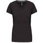 Kariban T-shirt col V manches courtes femme dark_grey
