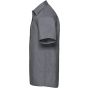 Russell Chemise en Popeline Polyester/Coton classique manches courtes homme convoy_grey