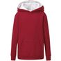 SG Originals Contrast Hooded Sweatshirt Kids red/white