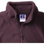 Russell Veste polaire zippée homme burgundy