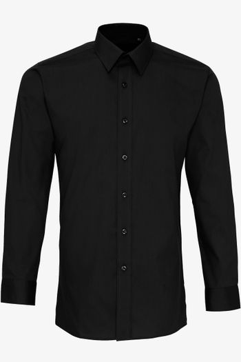 Image produit Chemise popeline cintrée à manches longues pour homme