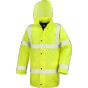 Result Hi-Vis motorway safety coat fluorescent_yellow