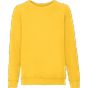 fruit of the loom Kids Classic Raglan Sweat sunflower