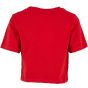 Build Your Brand Ladies Cropped Tee City red