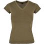 Build Your Brand Ladies Basic Tee Spring olive
