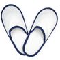 The One Towelling Slippers white/navy_blue