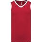 ProAct Maillot de basket-ball homme sporty_red/white