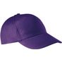 K-up Casquette coton - 5 panneaux purple