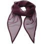 Premier Foulard en mousseline colours collection pour femme aubergine