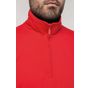 Kariban Sweat-shirt col zippé red