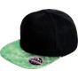 Result Bronx Glitter Flat Peak Snapback Cap black/green