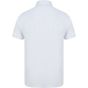 Henbury Recycled polyester polo shirt white