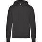 fruit of the loom Classic Hooded Sweat noir