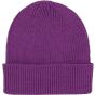 K-up Bonnet côtelé avec revers mauve
