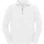 fruit of the loom Iconic Premium Zip Neck Sweat white